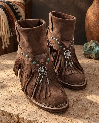 Bottes & mocassins amérindiens
